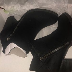 Brand new black booties